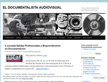 Tablet Screenshot of eldocumentalistaudiovisual.com